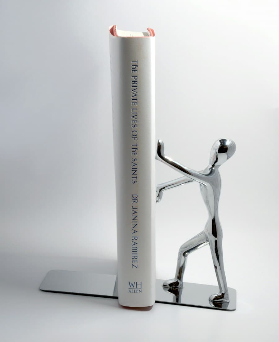 Chrome Figure Bookends