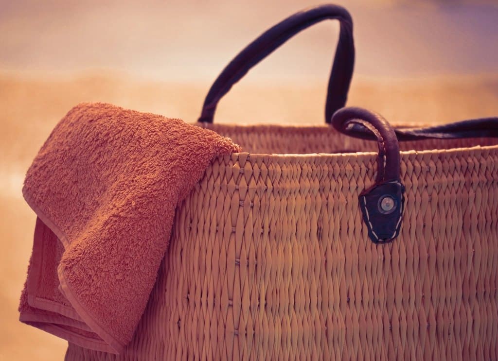 Woven Straw Market Tote