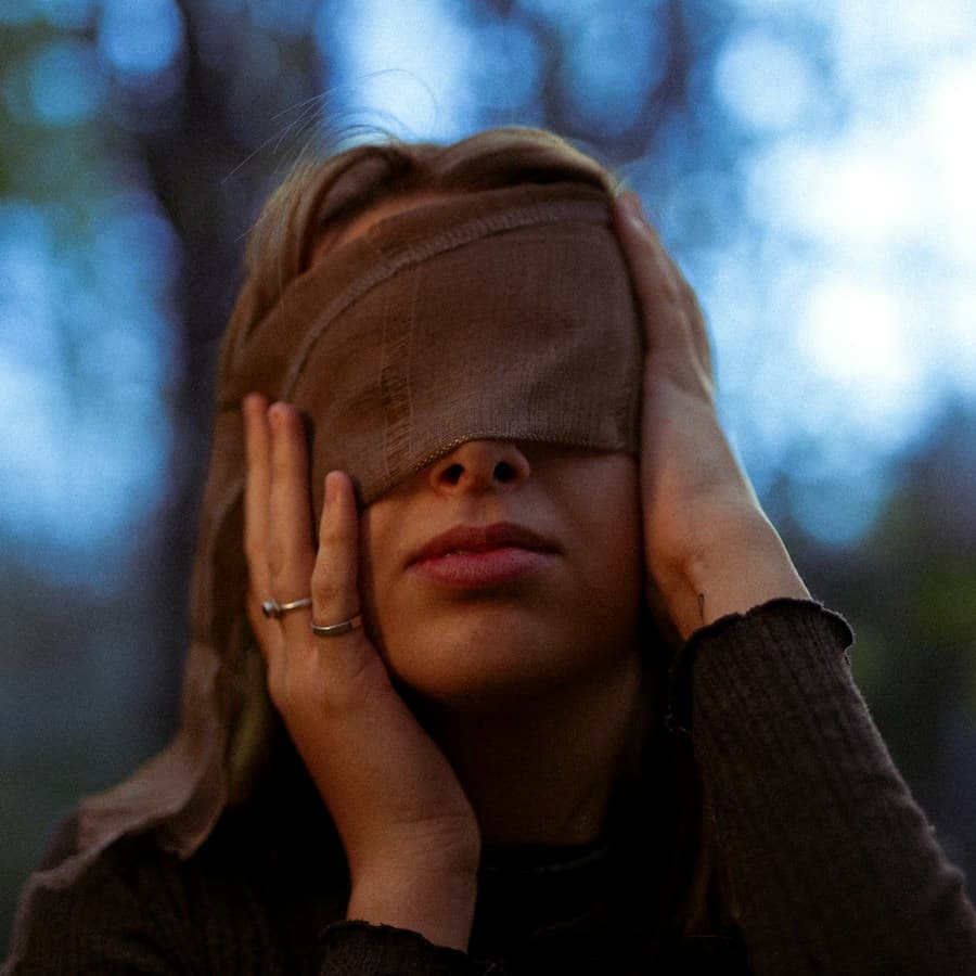 Weighted Linen Sleep Mask